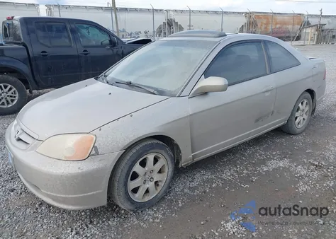 2003 Honda Civic Ex z USA, uszkodzony, nr VIN 1HGEM21933L036191